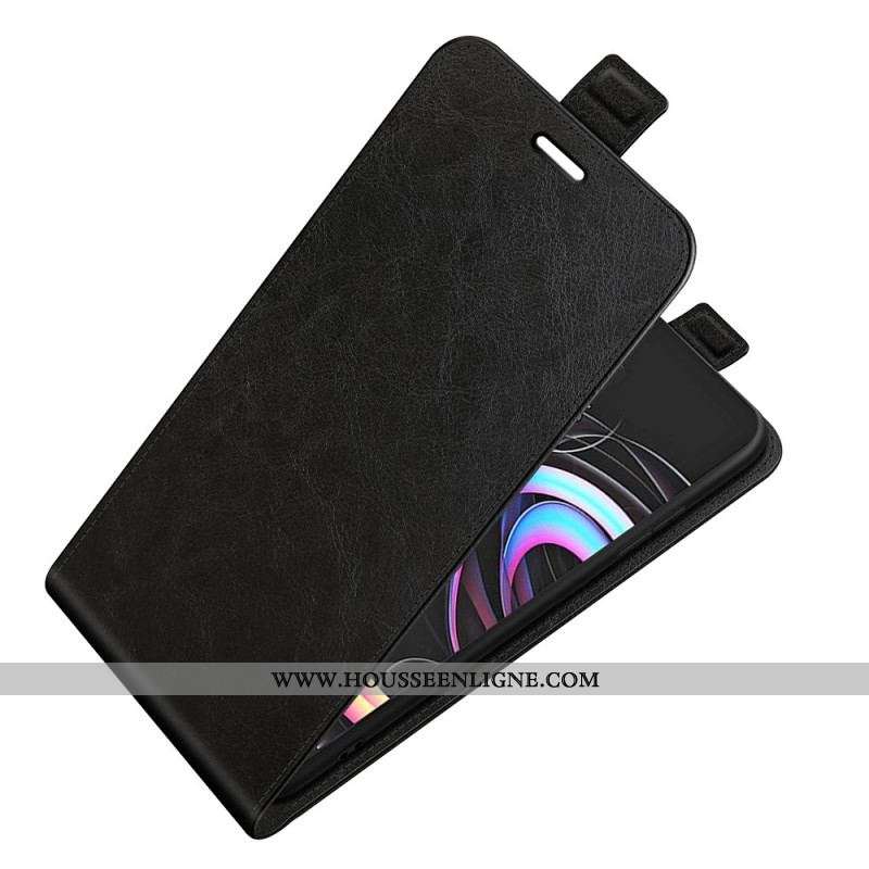 Housse Motorola Edge 20 Pro Effet Cuir Rabat Vertical