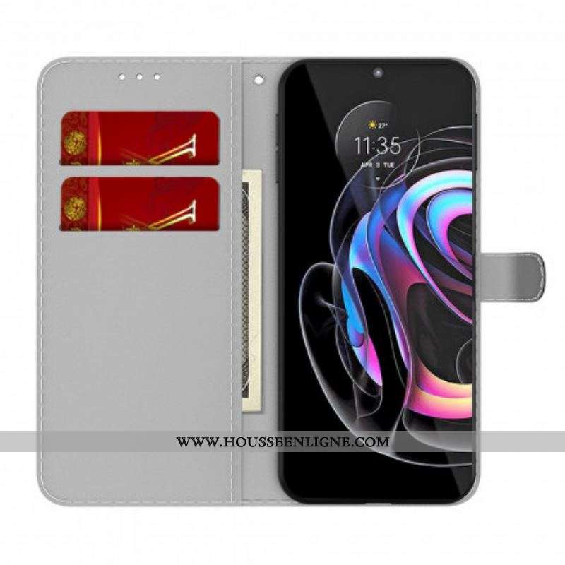 Housse Motorola Edge 20 Pro Motif Abstrait