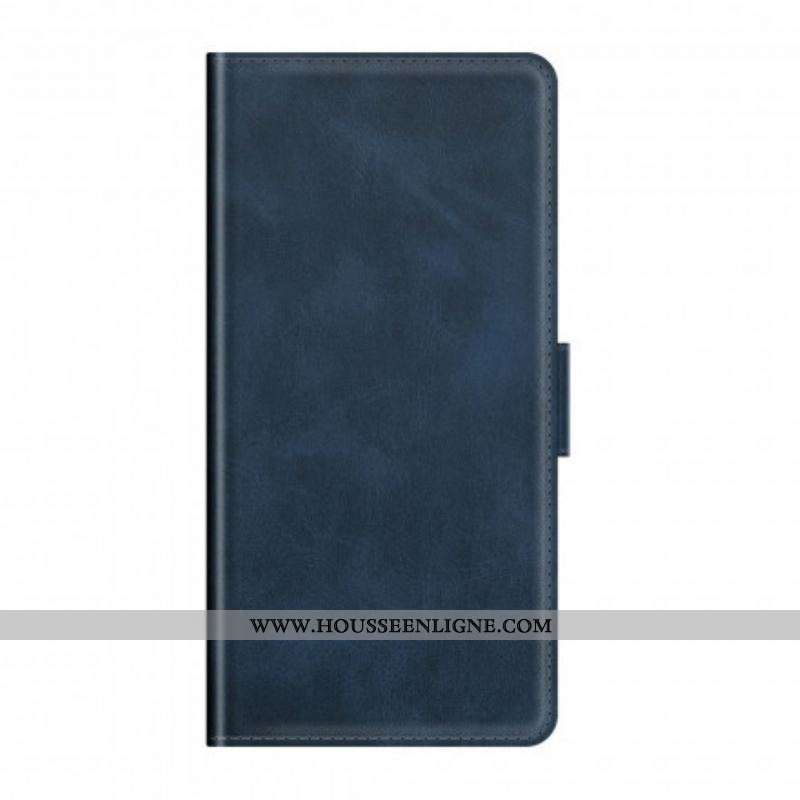 Housse Motorola Edge 20 Pro Rabat Double Classique