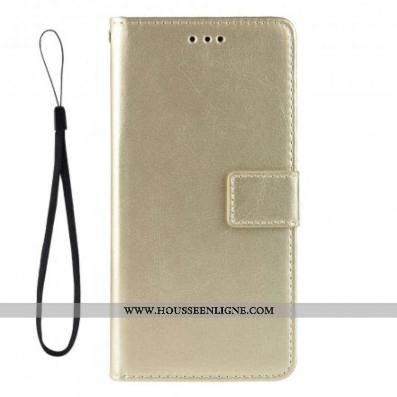 Housse Motorola Edge 20 Pro Simili Cuir Flashy