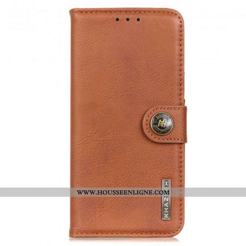 Housse Motorola Edge 20 Pro Simili Cuir KHAZNEH