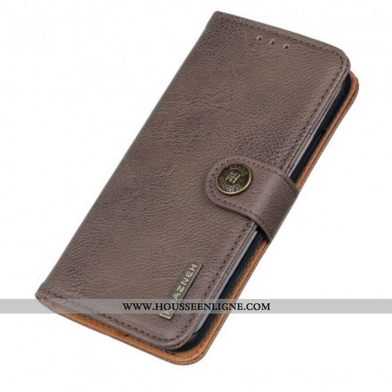 Housse Motorola Edge 20 Pro Simili Cuir KHAZNEH