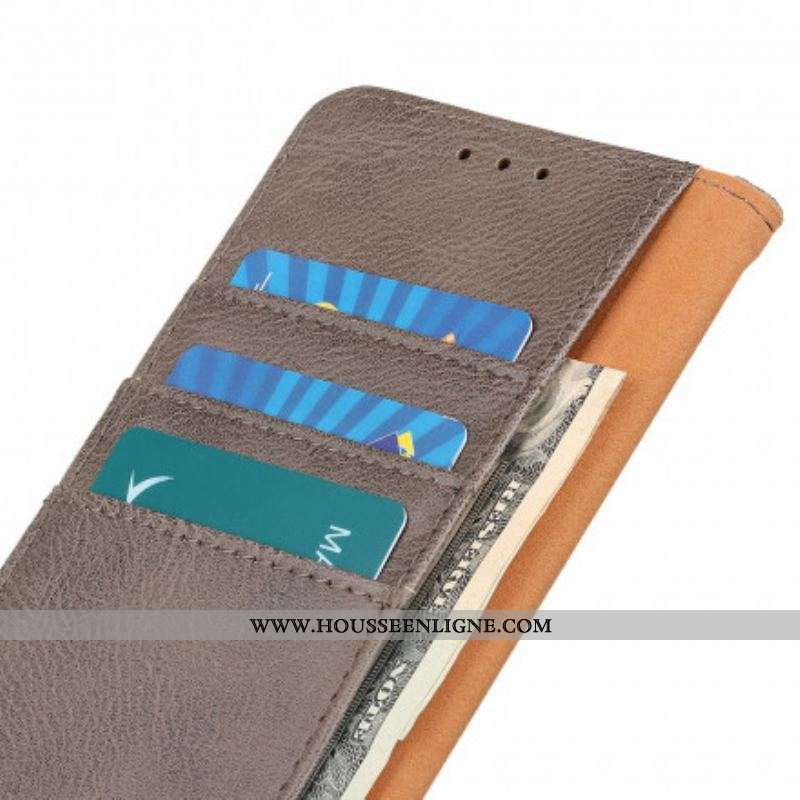 Housse Motorola Edge 20 Pro Simili Cuir KHAZNEH
