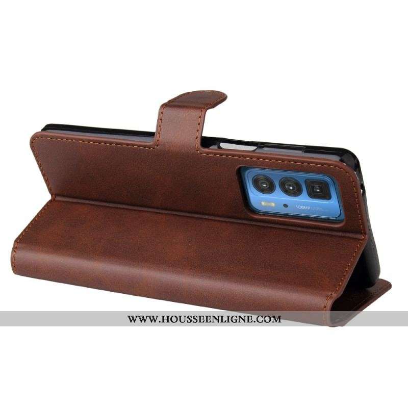 Housse Motorola Edge 20 Pro Solid Color Serie