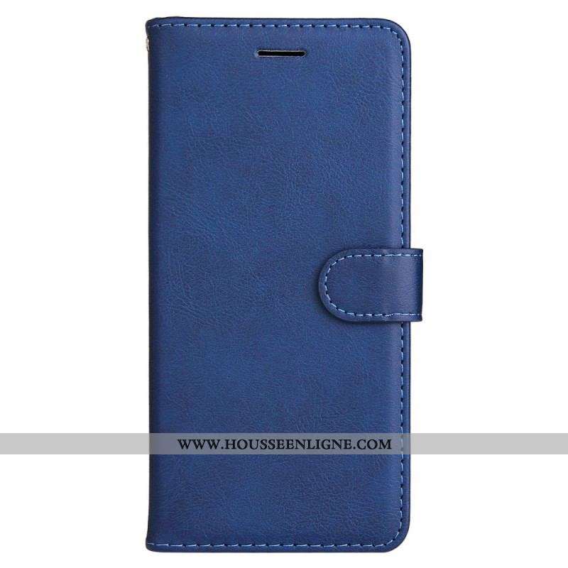 Housse Motorola Edge 20 Pro Solid Color Series à Lanière