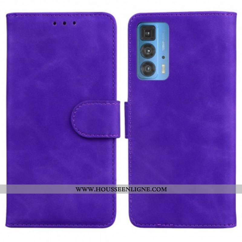 Housse Motorola Edge 20 Pro Style Cuir Vintage Couture