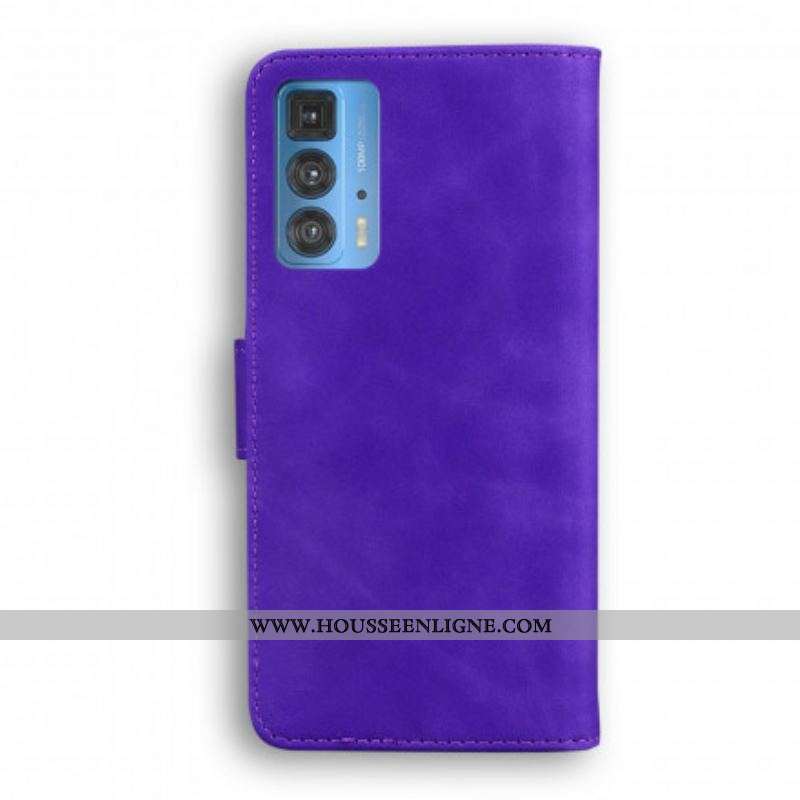 Housse Motorola Edge 20 Pro Style Cuir Vintage Couture