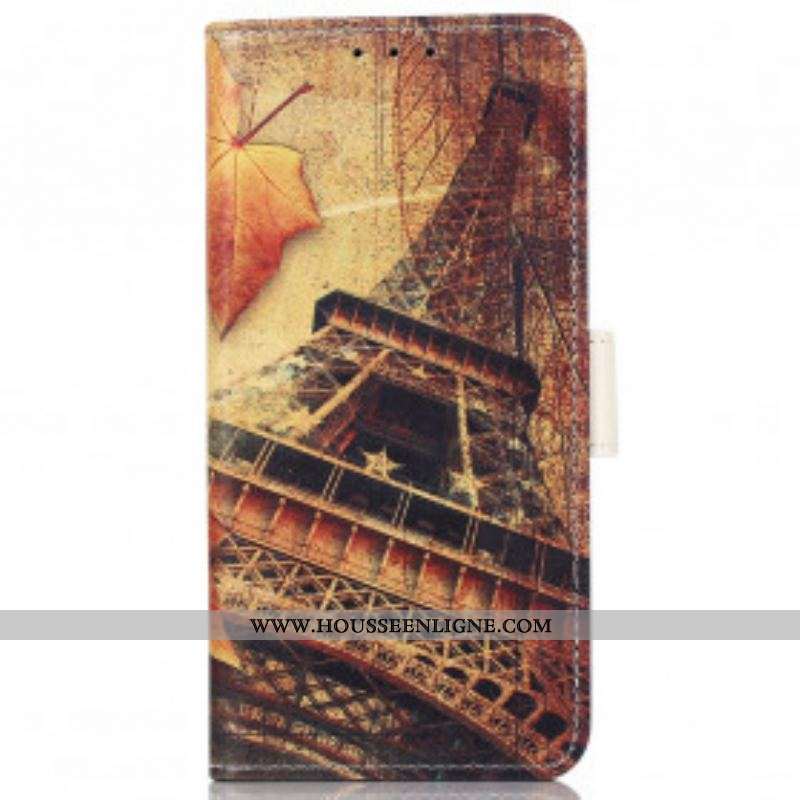 Housse Motorola Edge 20 Pro Tour Eiffel En Automne