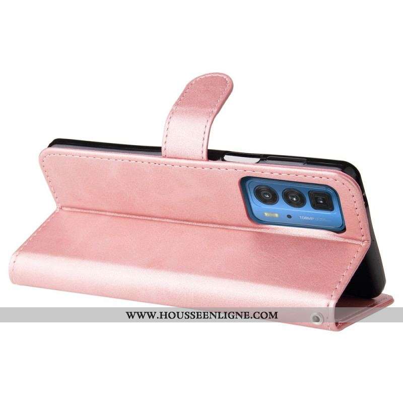 Housse Motorola Edge 20 Pro Vintage Porte-Monnaie