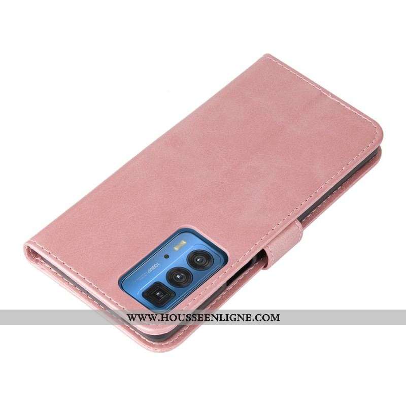 Housse Motorola Edge 20 Pro Vintage Porte-Monnaie