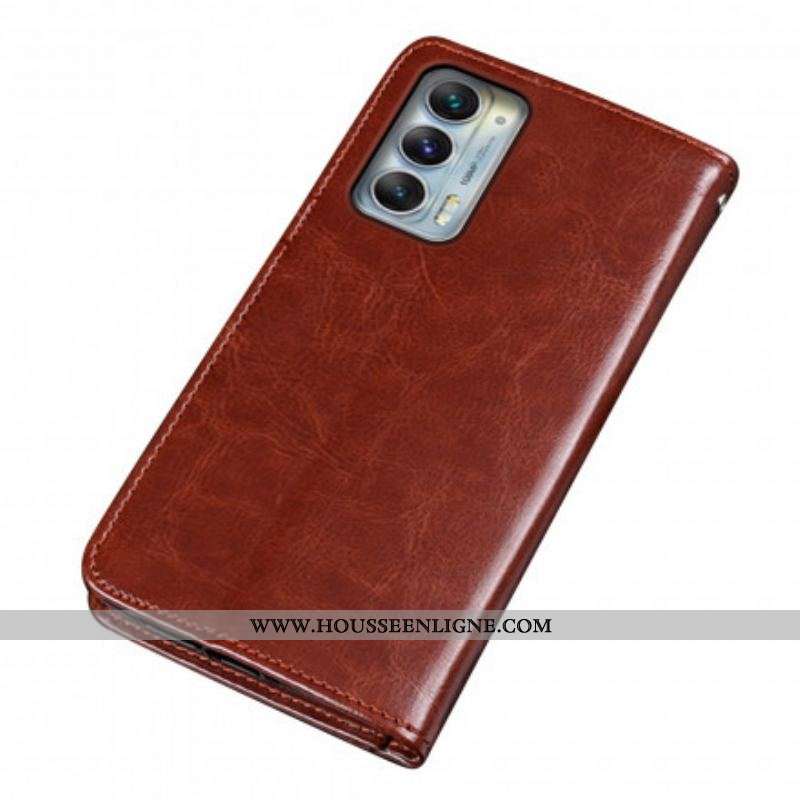 Housse Motorola Edge 20 Simili Cuir IDEWEI