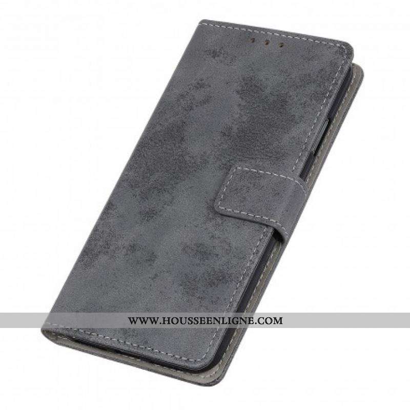 Housse Motorola Edge 20 Simili Cuir Vintage