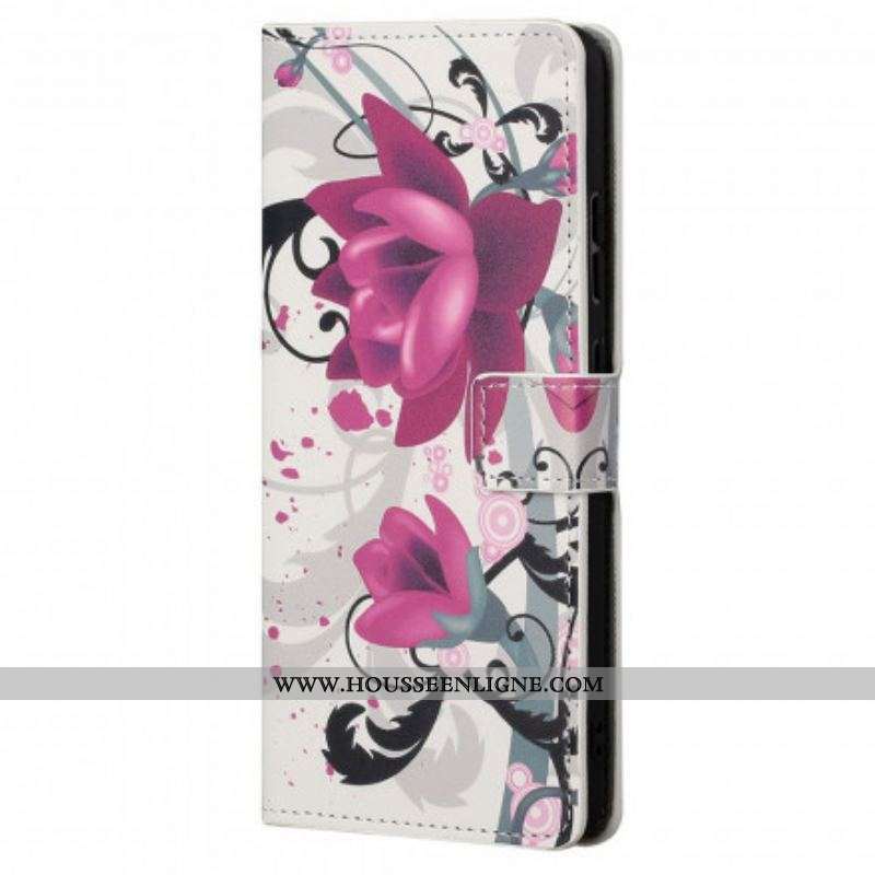 Housse Motorola Edge 20 Tropical Flowers