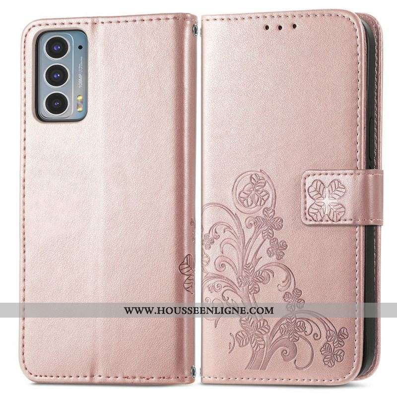Housse Motorola Edge 20 Trèfle Quatre Feuilles