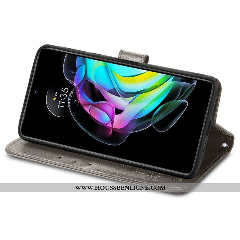 Housse Motorola Edge 20 Trèfle Quatre Feuilles
