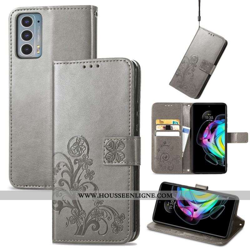 Housse Motorola Edge 20 Trèfle Quatre Feuilles