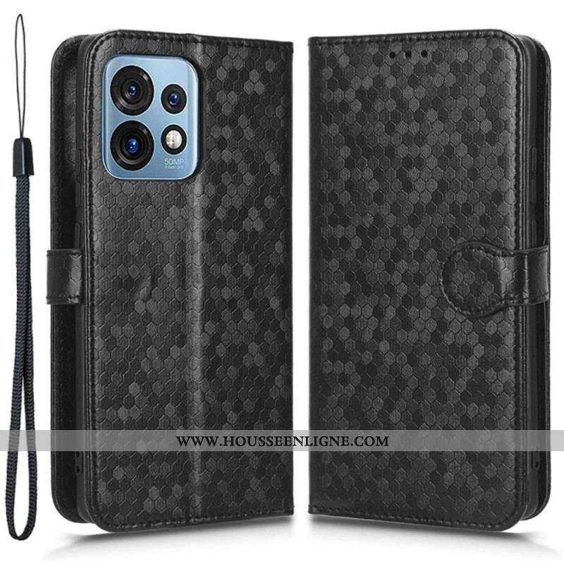 Housse Motorola Edge 40 Pro Motif 3D à Lanière