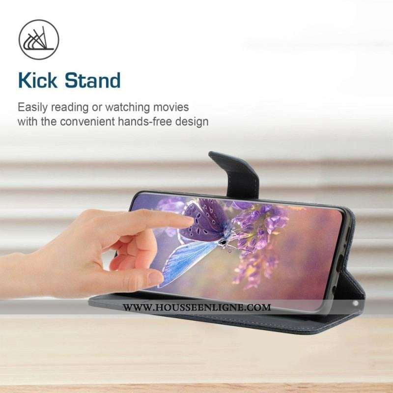 Housse Motorola Edge 40 Pro Papillon avec Lanière