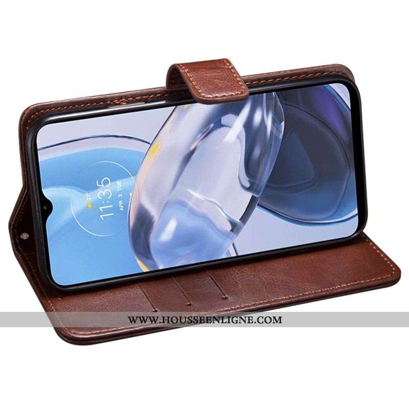 Housse Motorola Edge 40 Pro Simili Cuir IDEWEI