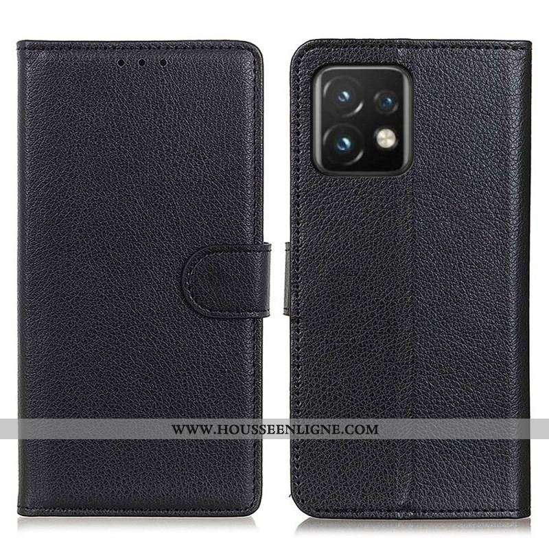 Housse Motorola Edge 40 Pro Simili Cuir Traditionnel