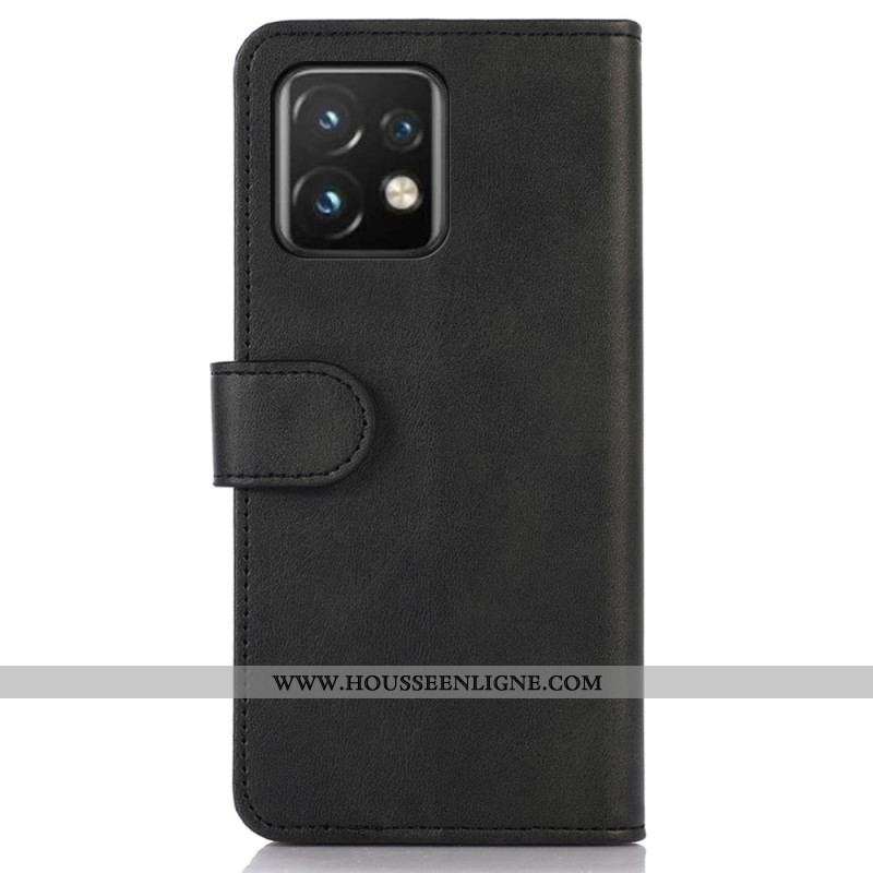 Housse Motorola Edge 40 Pro Simili Cuir Uni