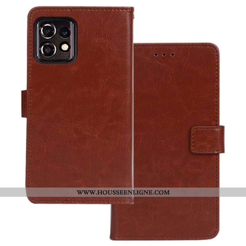 Housse Motorola Edge 40 Pro Style Cuir IDEWEI