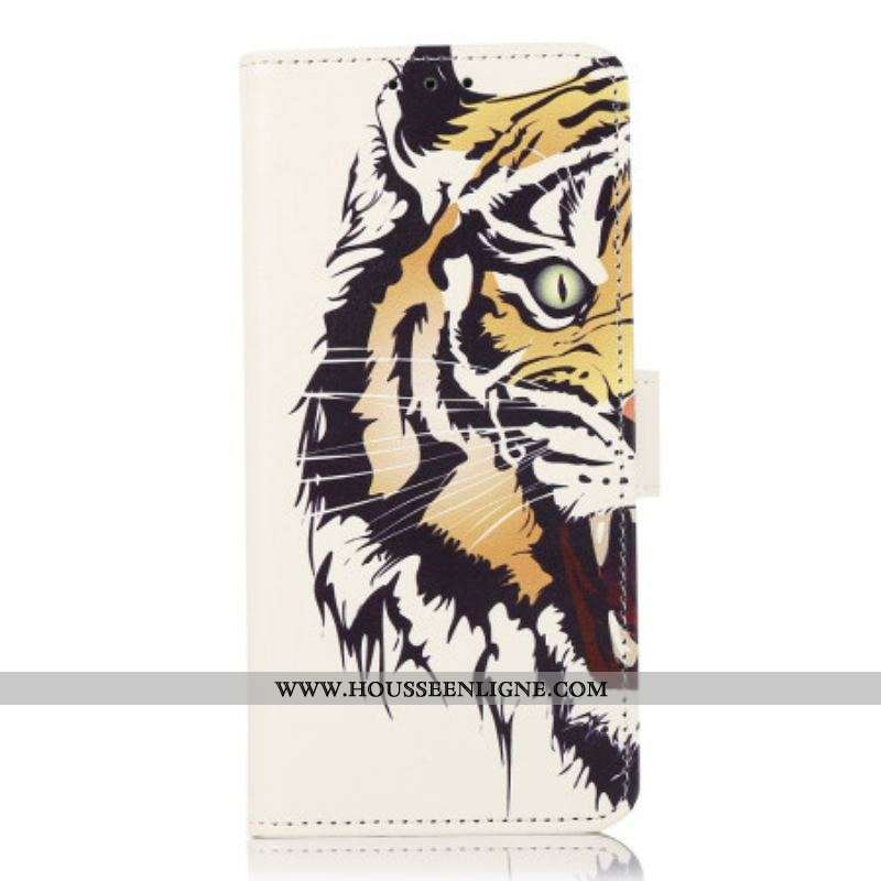 Housse Motorola Edge 40 Pro Tigre Féroce