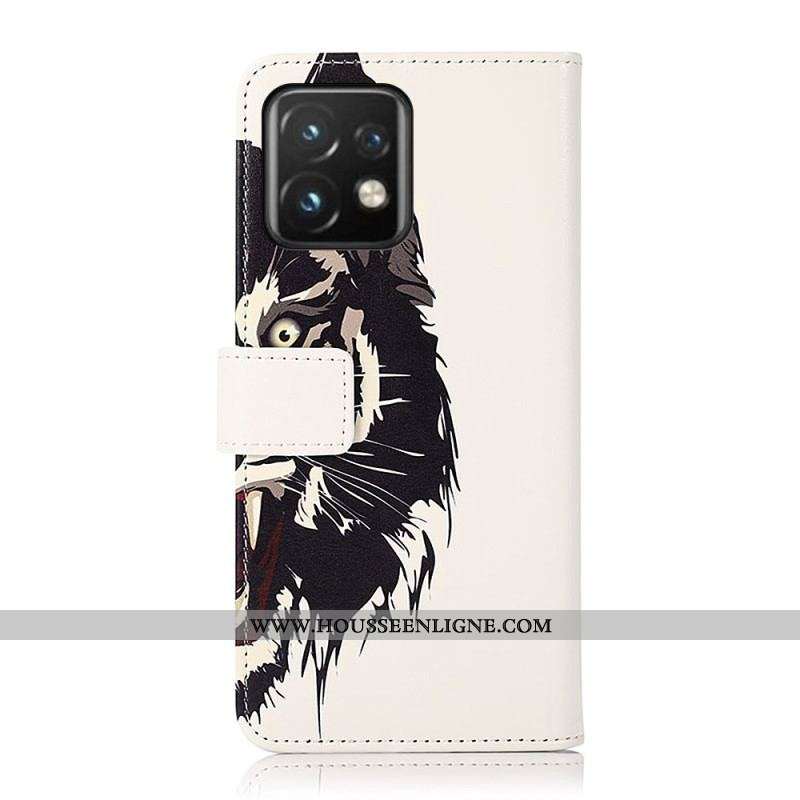 Housse Motorola Edge 40 Pro Tigre Féroce