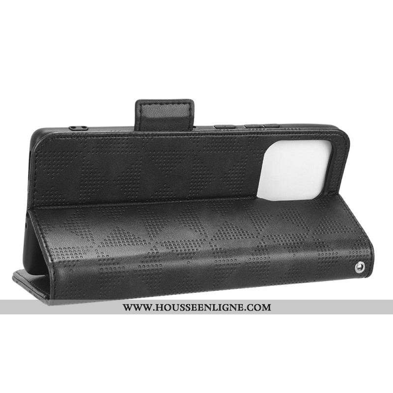 Housse Motorola Edge 40 Pro Triangles avec Lanière