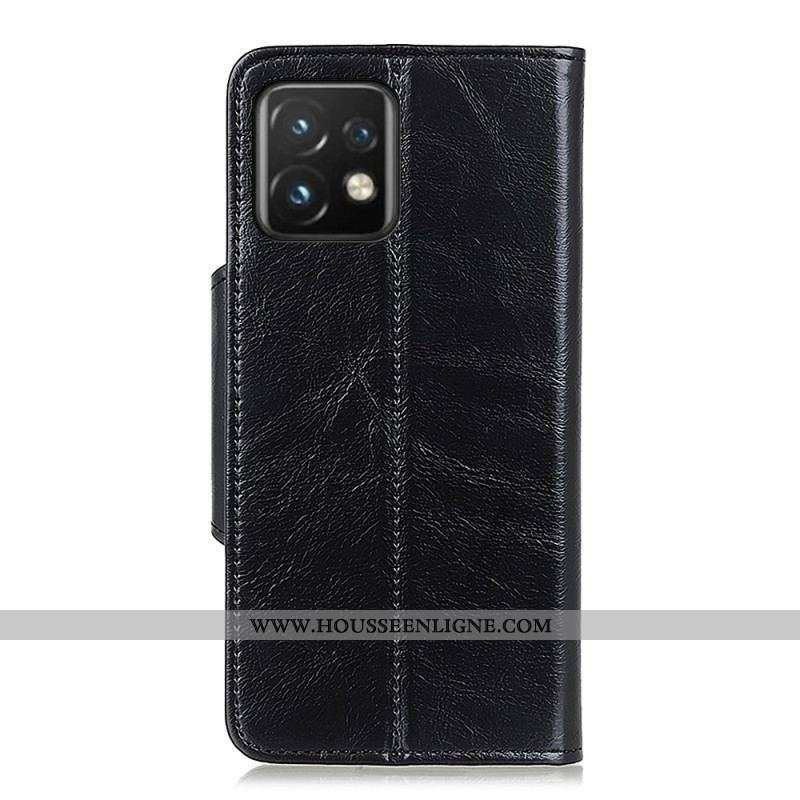 Housse Motorola Edge 40 Pro Verni Bouton KHAZNEH