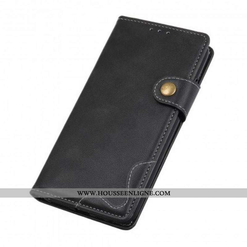 Housse Motorola G60s Artistique Bouton et Coutures