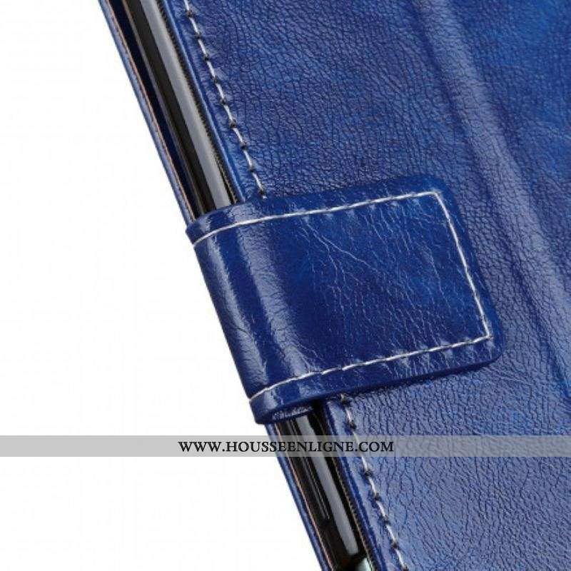 Housse Motorola G60s Brillante et Coutures Apparentes