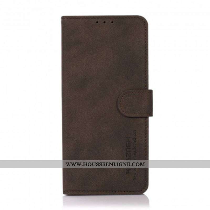 Housse Motorola G60s Effet Cuir Texturé KHAZNEH
