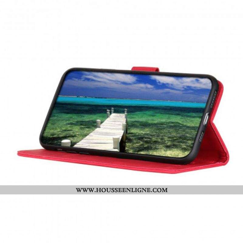 Housse Motorola G60s Effet Cuir Vintage KHAZNEH