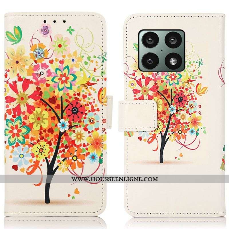 Housse OnePlus 10 Pro 5G Arbre Fleuri