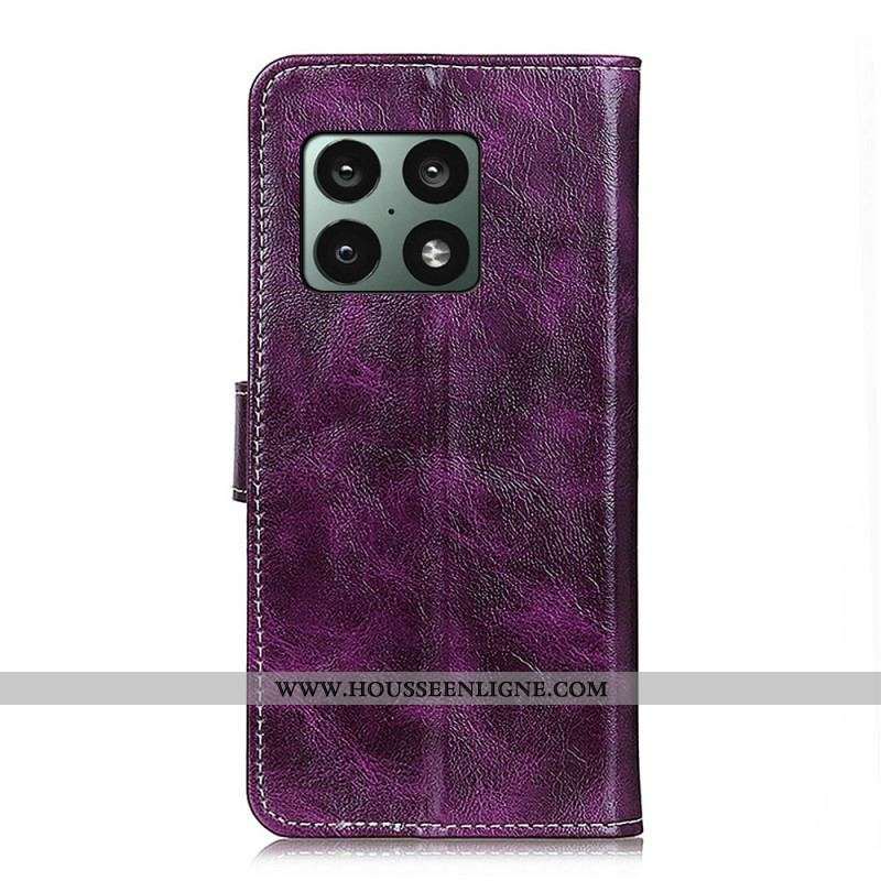 Housse OnePlus 10 Pro 5G Brillante et Coutures Apparentes