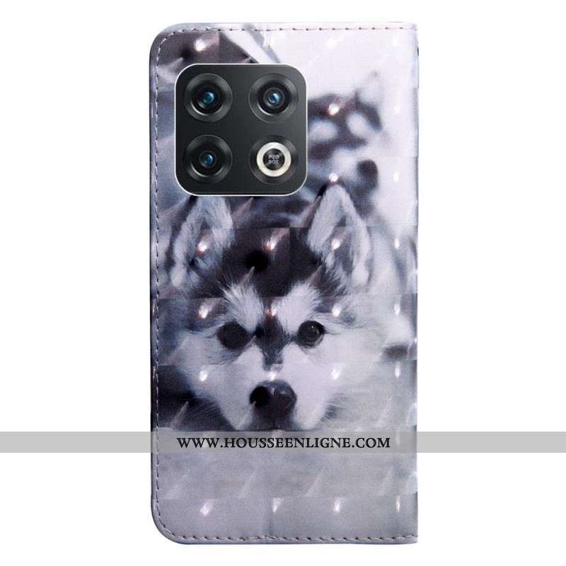 Housse OnePlus 10 Pro 5G Chiot à Lanière