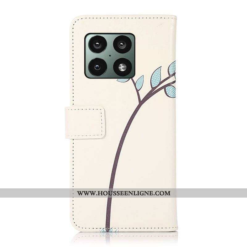 Housse OnePlus 10 Pro 5G Couple De Hiboux Sur l'Arbre