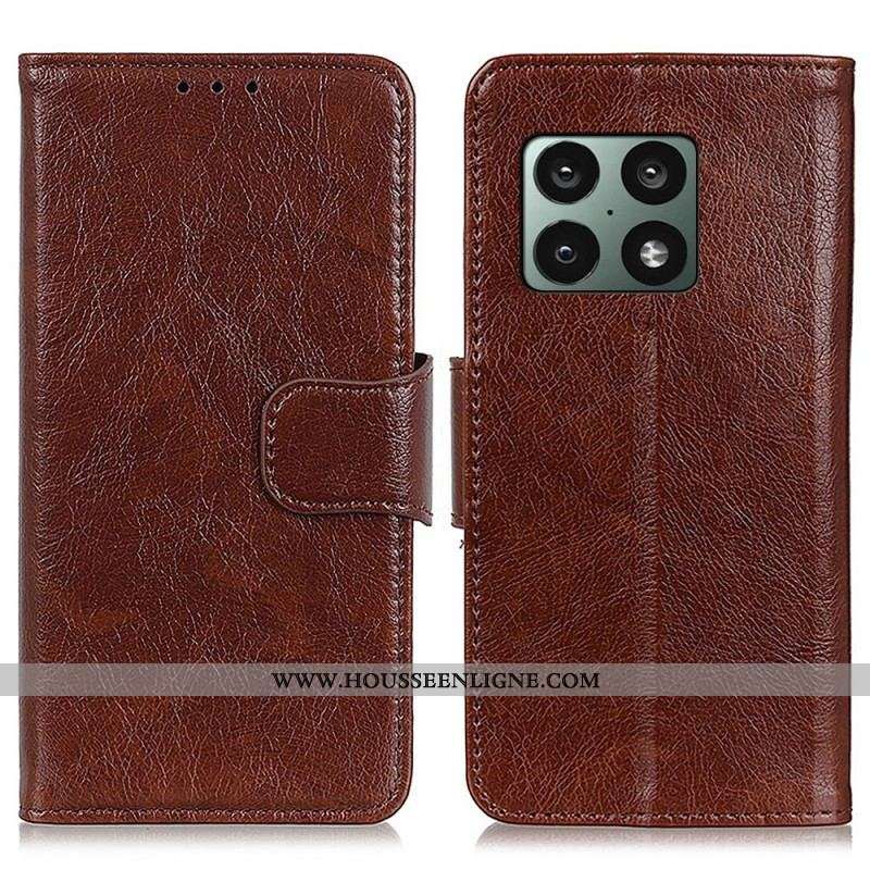 Housse OnePlus 10 Pro 5G Cuir Nappa Fendu