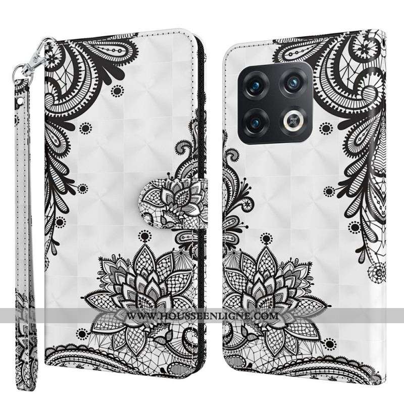 Housse OnePlus 10 Pro 5G Dentelle à Lanière