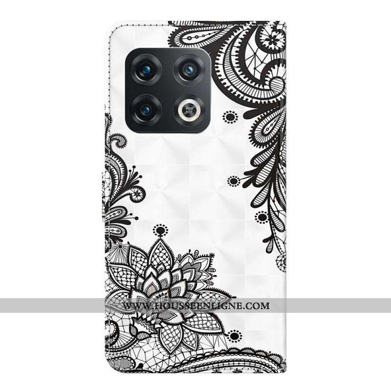 Housse OnePlus 10 Pro 5G Dentelle à Lanière