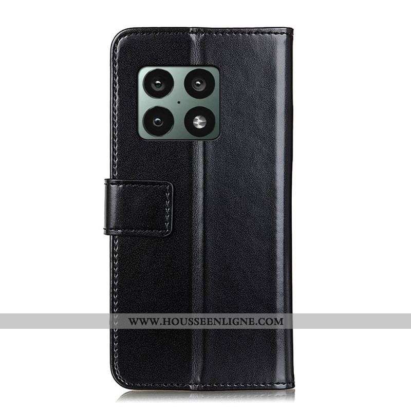 Housse OnePlus 10 Pro 5G Effet Cuir Tricolore