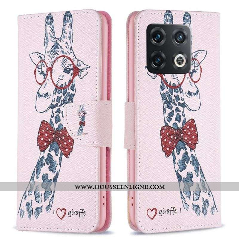Housse OnePlus 10 Pro 5G Girafe Intello