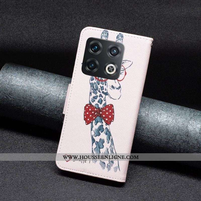 Housse OnePlus 10 Pro 5G Girafe Intello