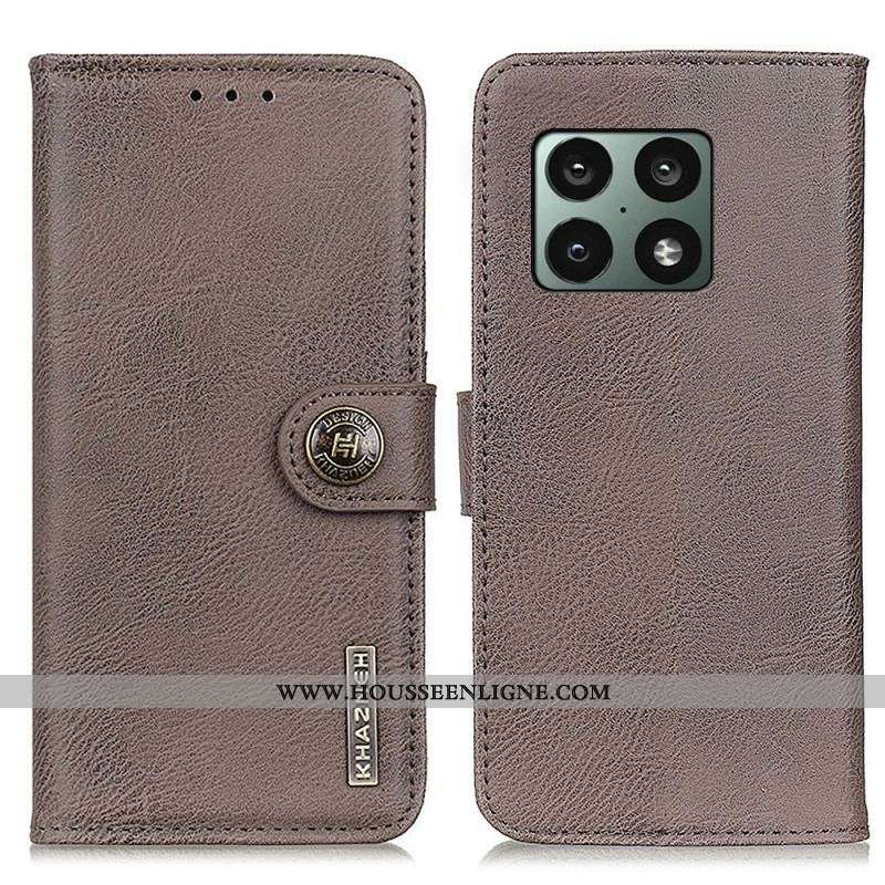 Housse OnePlus 10 Pro 5G Simili Cuir KHAZNEH
