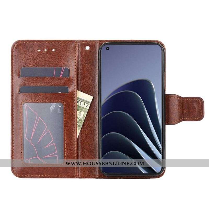 Housse OnePlus 10 Pro 5G Simili Cuir Rétro