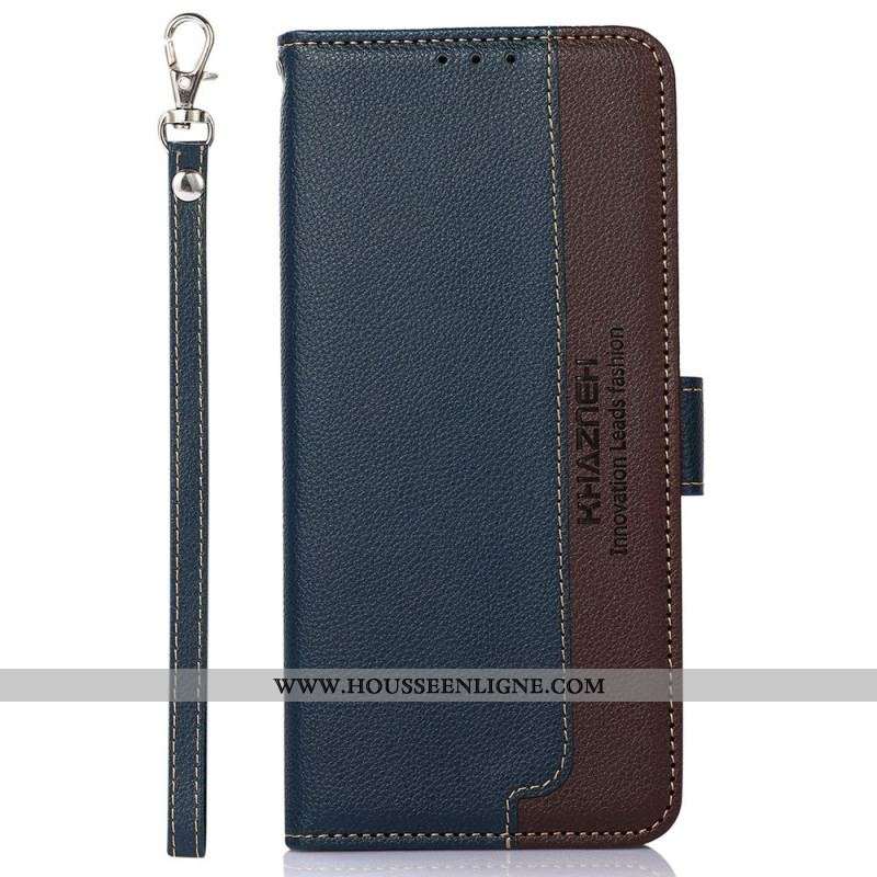 Housse OnePlus 10 Pro 5G Style Litchi RFID KHAZNEH