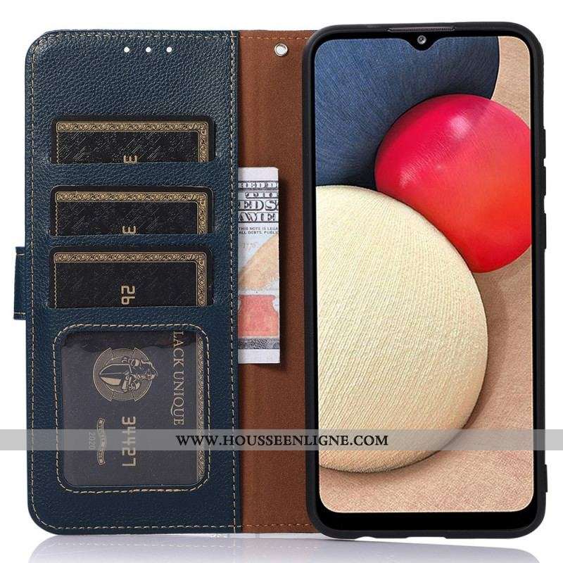 Housse OnePlus 10 Pro 5G Style Litchi RFID KHAZNEH