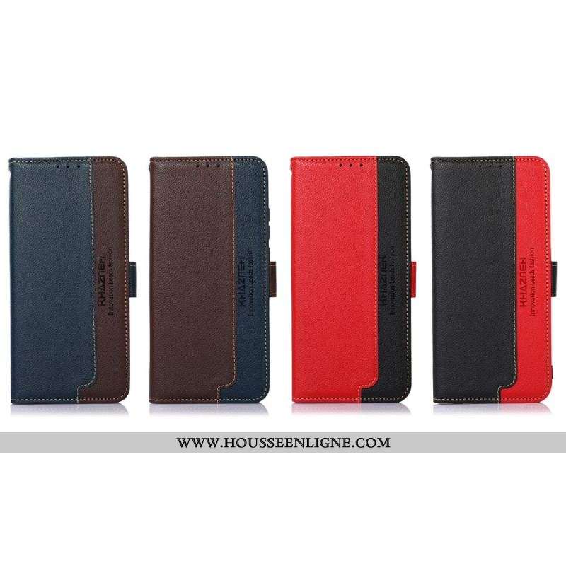 Housse OnePlus 10 Pro 5G Style Litchi RFID KHAZNEH