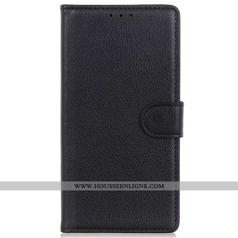 Housse OnePlus 10 Pro 5G Traditionnellement Litchi